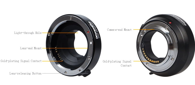 Commlite EF/EFS lens to M4/3 Camera Mount Adapter - VideoKing.cz