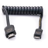 Atomos AtomFlex Coiled Cable – HDMI to MiniHDMI 30cm