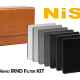 NiSi 4 x 4" Nano IRND Filter KIT