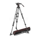 Manfrotto Nitrotech 608 video head, alu twin leg tripod