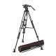 Manfrotto Nitrotech 612 video head, alu twin leg tripod