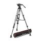 Manfrotto Nitrotech 612 video head, CF twin leg tripod