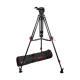 Cartoni Focus 8 Fluid Head with Red Lock Tripod System