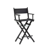 High Director Chair Black Cotton-1