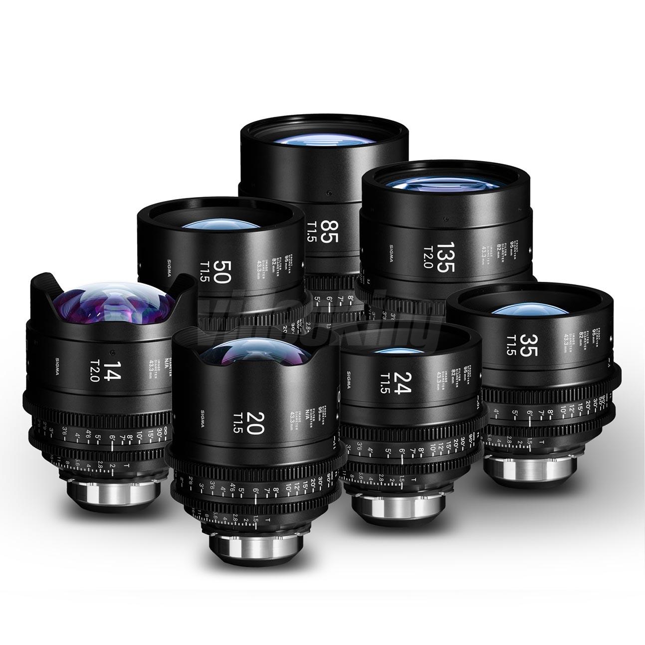 SIGMA Cine FF High-Speed 7 Prime Lens Kit with Case