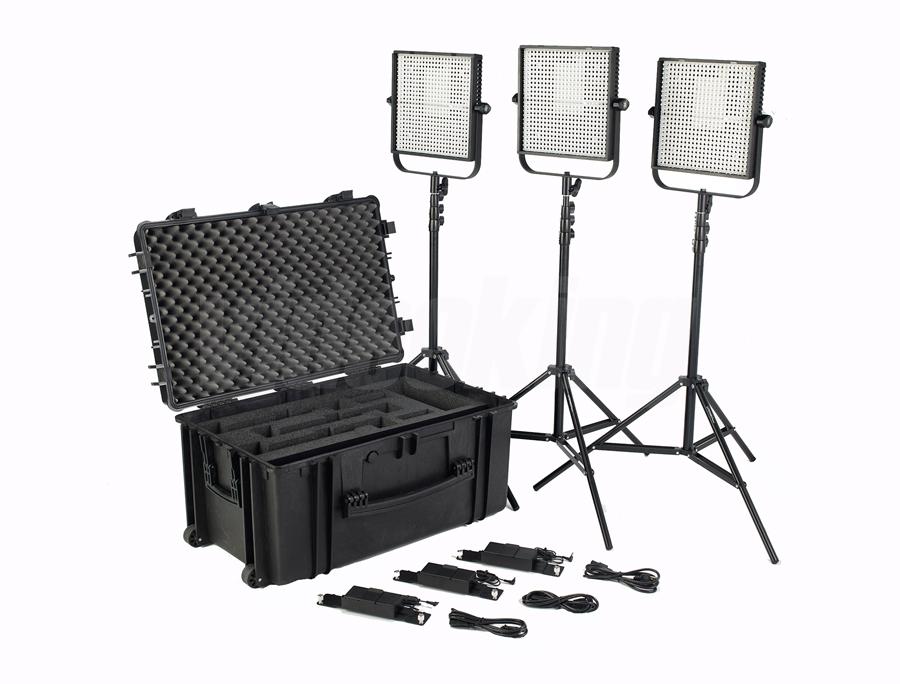 Litepanels 1×1 LS Traveler TRIO Kit