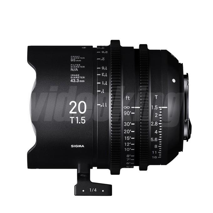 Sigma FF High Speed Prime 20mm T1.5 EF-mount