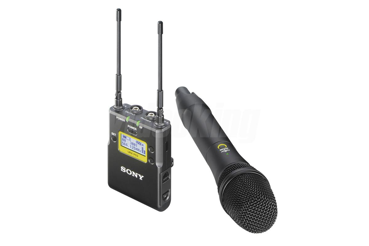 SONY UWP-D12 – wireless microphone package with handheld transmitter