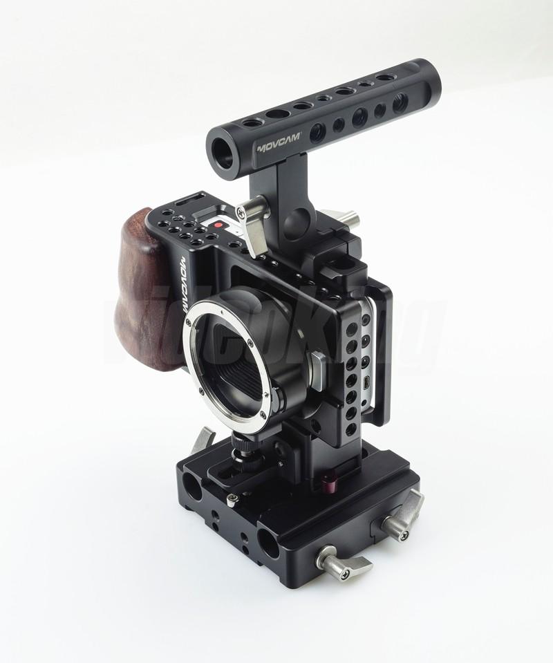 Movcam BMPCC Cage with Top Handle and Baseplate