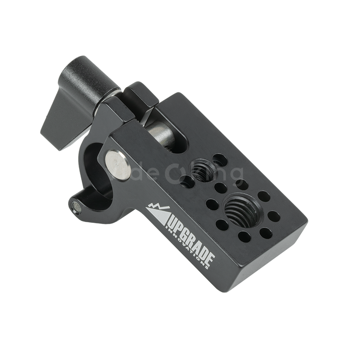 Flip Open 15mm Rod Clamp to SmallHD 1:4 & Arri 3:8 Pin-Loc_1
