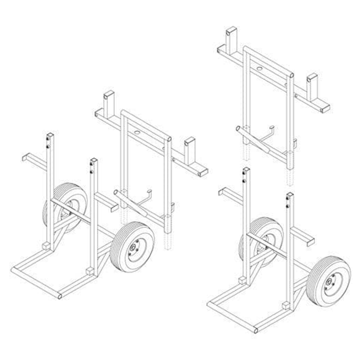 Pee-Wee Dolly Parts Cart CADDIE-03_3