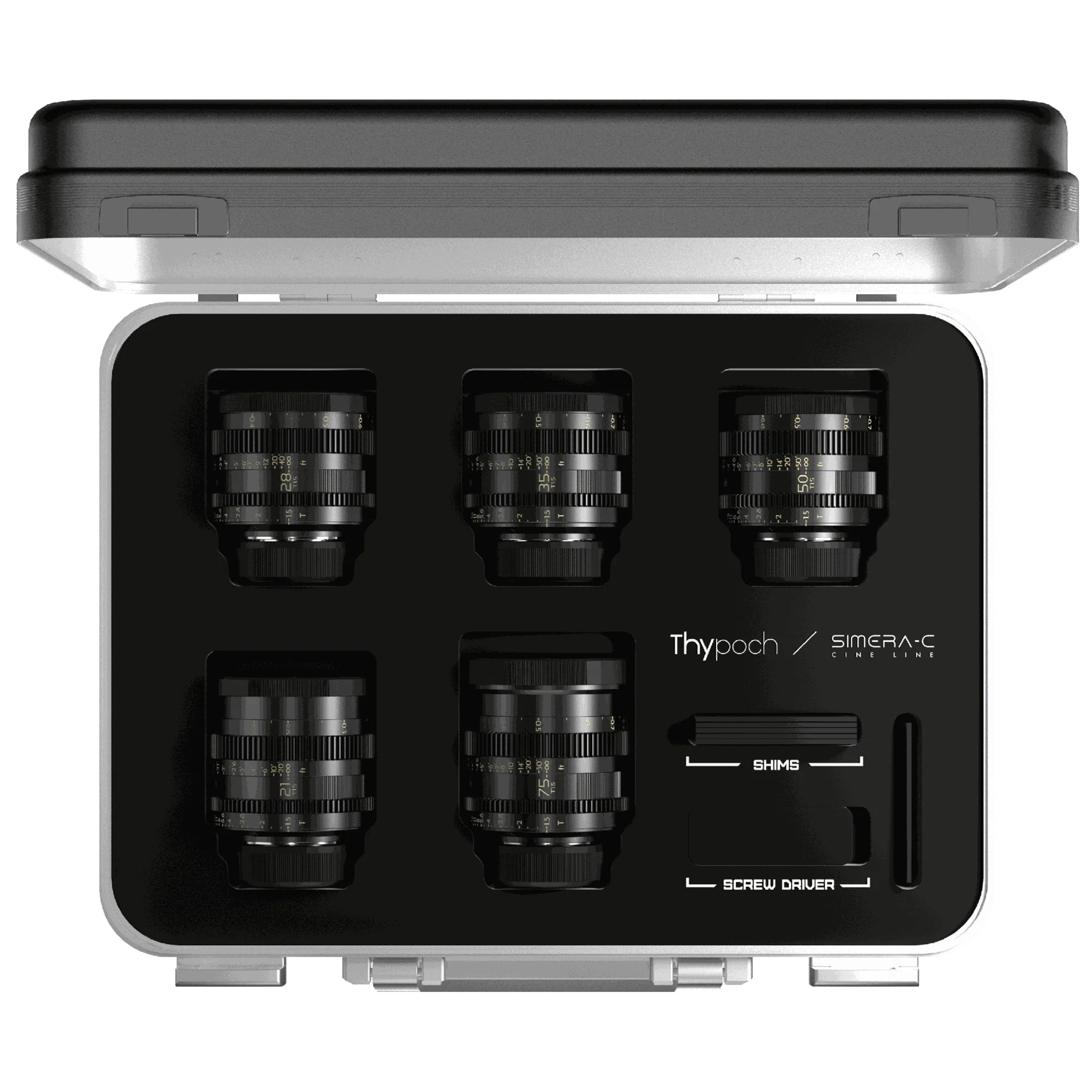 hypoch Simera-C T1.5 Cine 5-Lens Kit