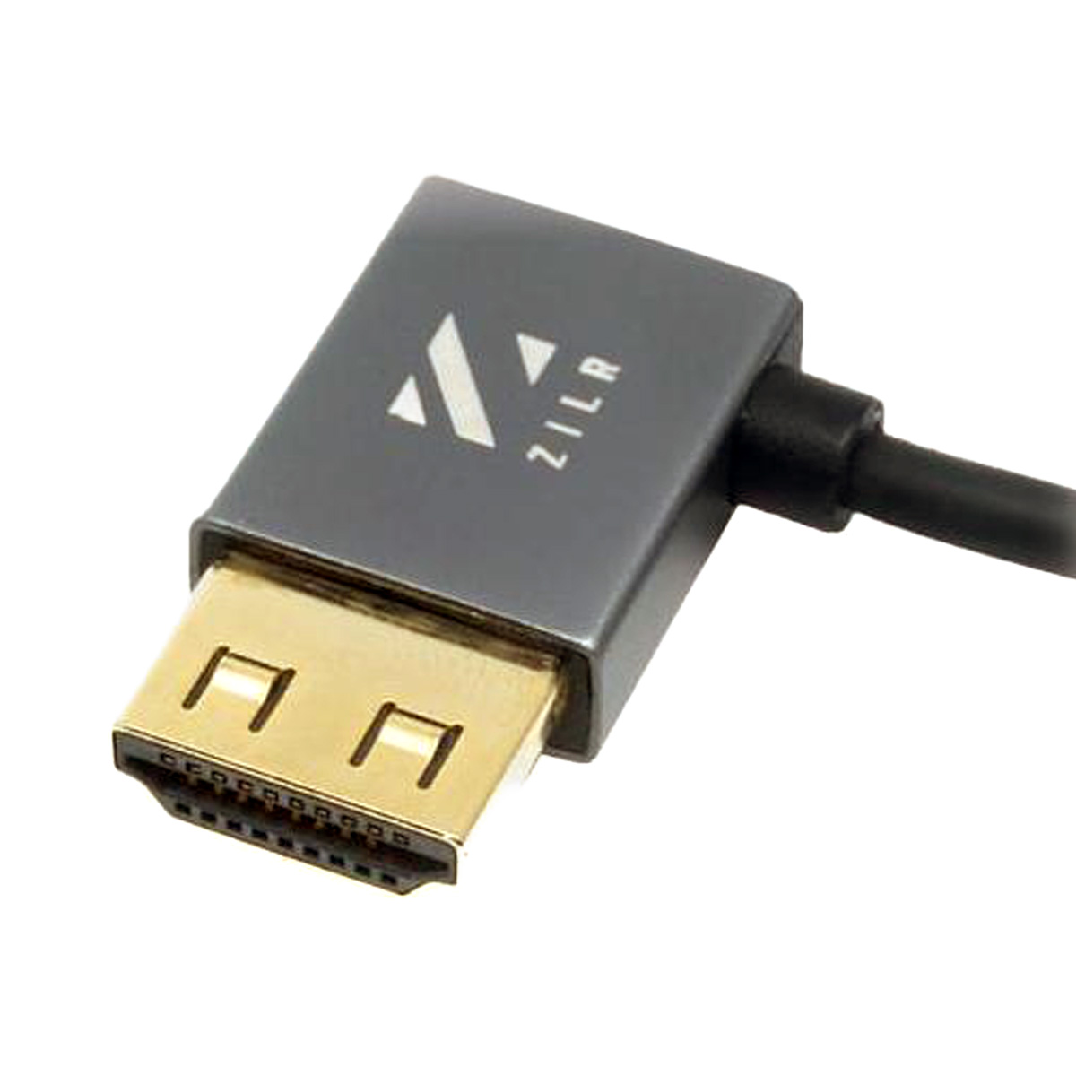 ZILR 4Kp60 50cm Hyper Thin High Speed HDMI Secure Right Angle Cable with Ethernet_1