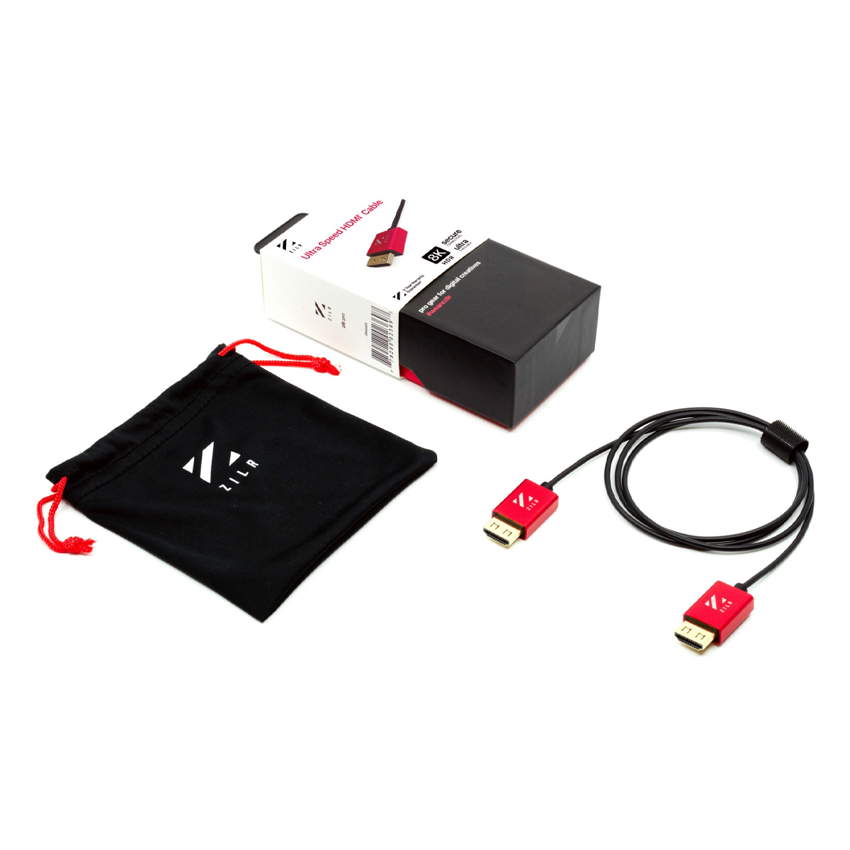 ZILR 8Kp60 2m (Full to Full) Hyper Thin Ultra High Speed HDMI Secure Cable with Ethernet_2