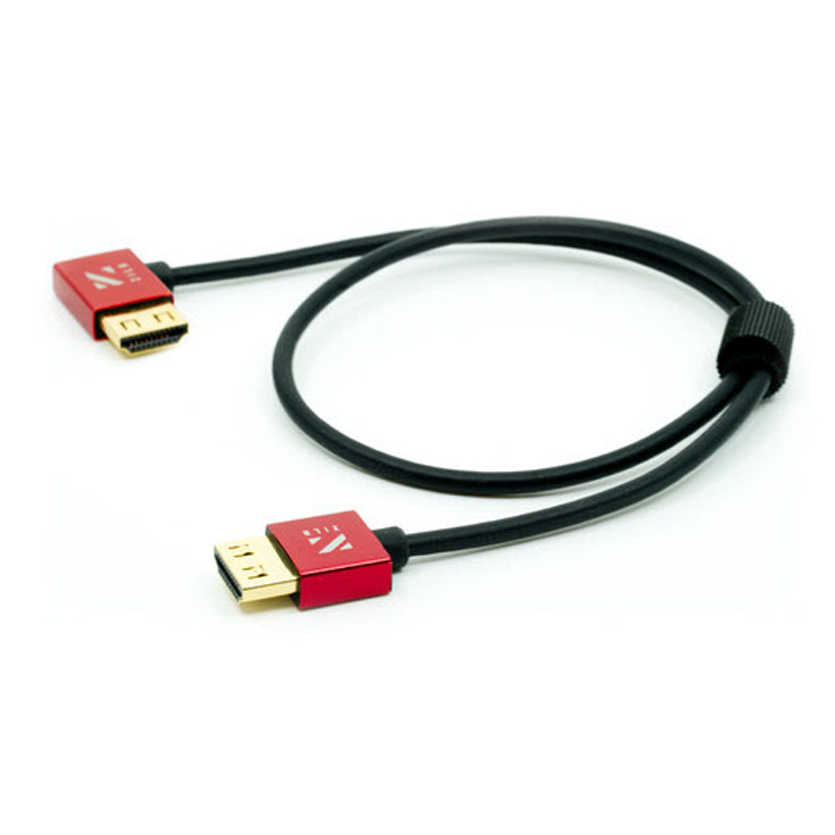 ZILR 8Kp60 50cm (Full to Right Angle Full) Hyper Thin High Speed HDMI Secure Cable with Ethernet
