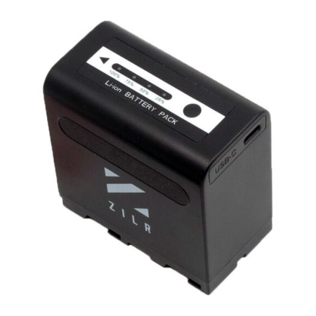 ZILR NP-F970 Battery with USB Type-C PD 20W