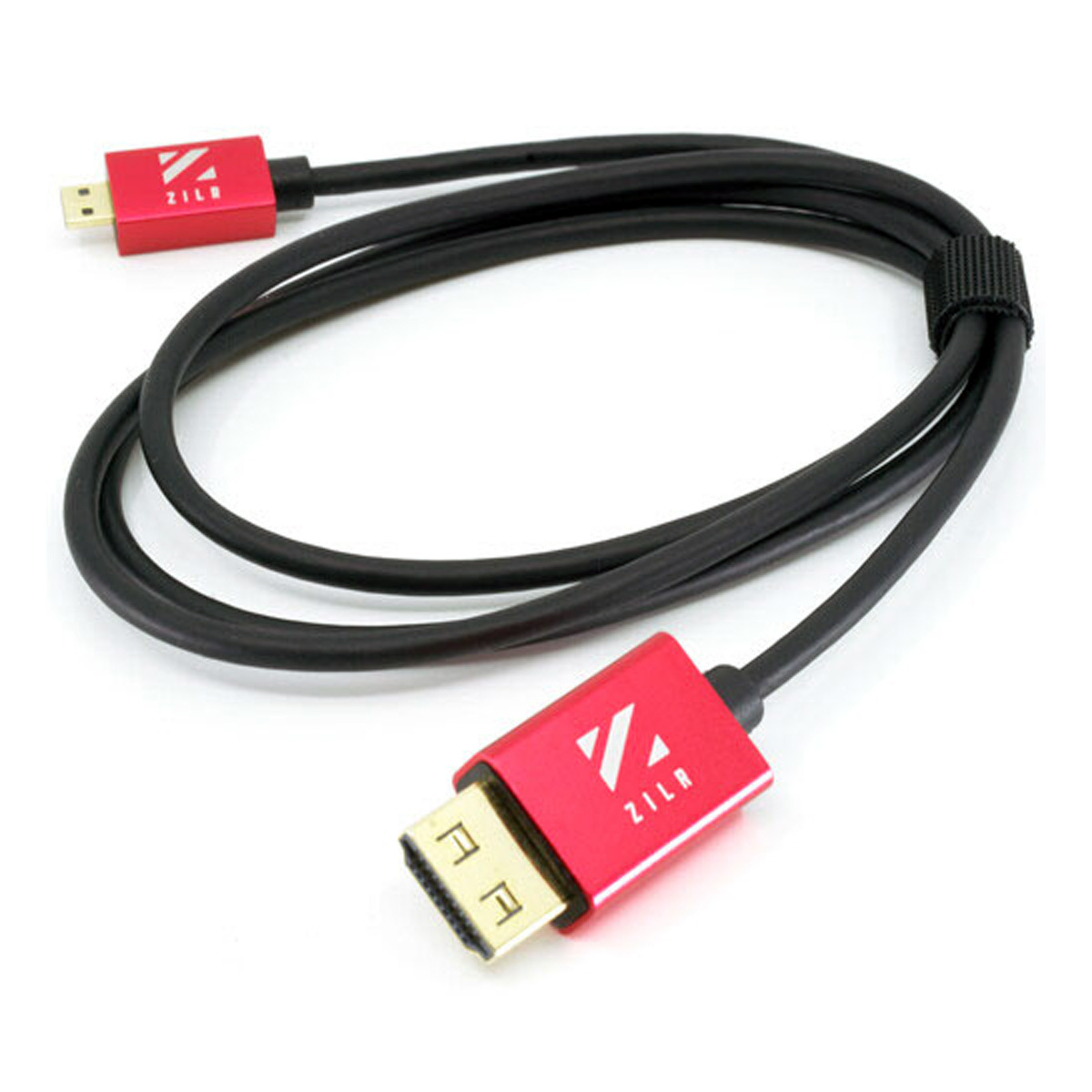 ZILR 8Kp60 50cm (Full to Micro) Hyper Thin Ultra High Speed HDMI Secure Cable Micro Connector