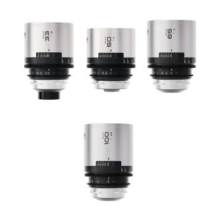 BLAZAR LENS Remus 1.5x Full-Frame Anamorphic 33, 50, 65, and 100mm 4-Lens Set