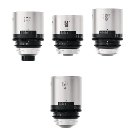 BLAZAR LENS Remus 1.5x Full-Frame Anamorphic 33, 50, 85, and 125mm 4-Lens Set