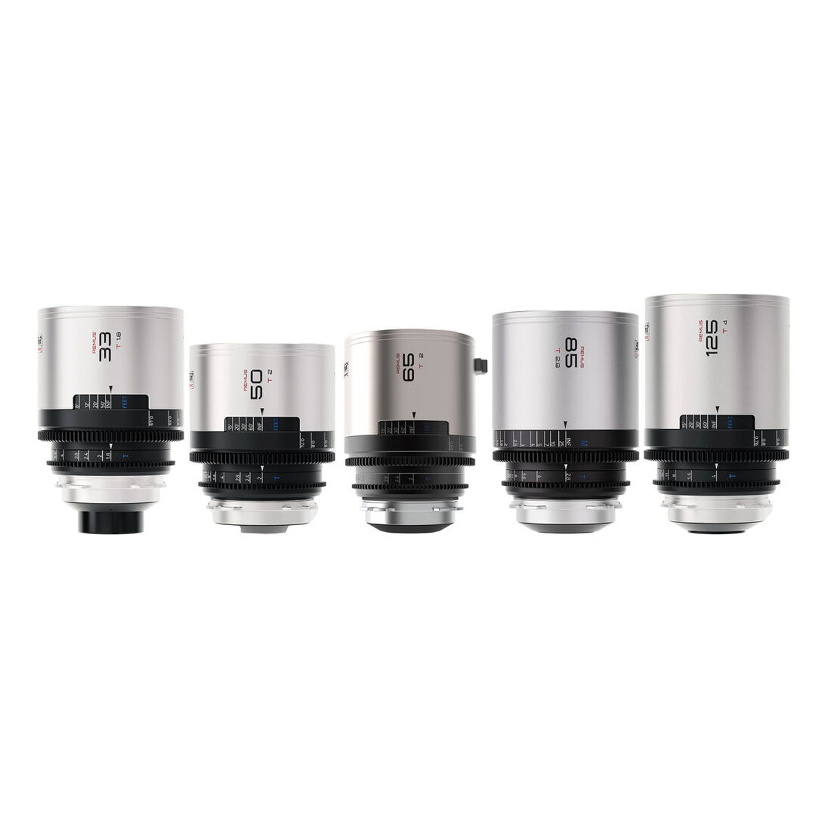BLAZAR LENS Remus 1.5x Full-Frame Anamorphic 5-Lens Set