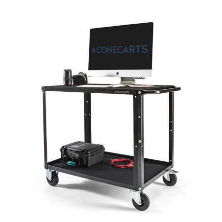 CONECARTS LARGE CART – WORKSTATION VERSION – 2 shelves
