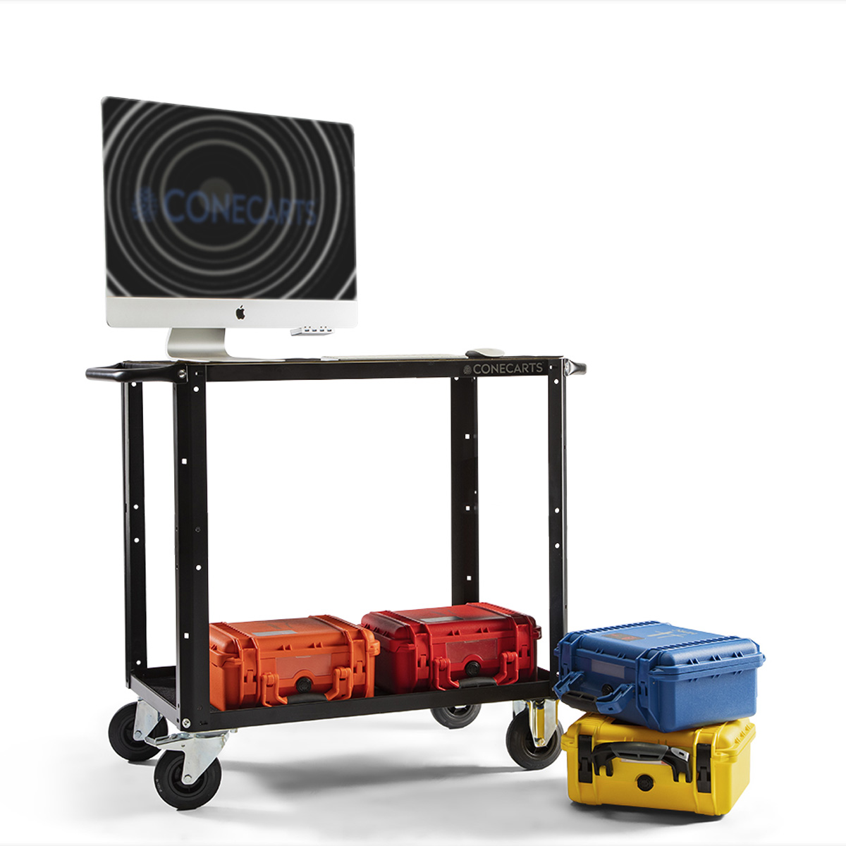 CONECARTS SMALL CART – WORKSTATION VERSION – 2 shelves