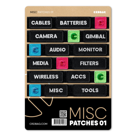 CRDBAG Misc 01 Embroidery Patches (English)