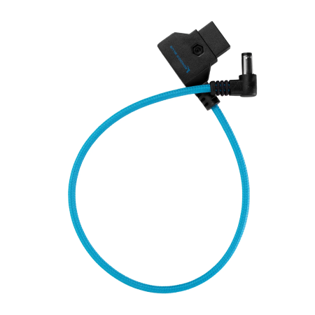 Kondor Blue 15" D-Tap to DC Right Angle Straight Cable (5.5 x 2.5mm) (Canon C70/Atomos)