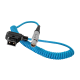Kondor Blue Coiled D-Tap to Female LEMO 4 Pin for C200/C300 MKII Power