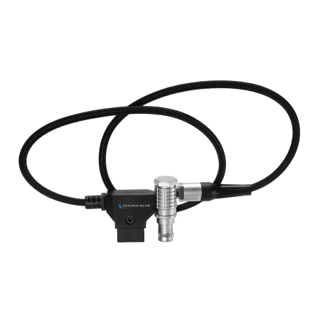 Kondor Blue 20" D-Tap to Right Angle RED V-RAPTOR & KOMODO-X Power Cable