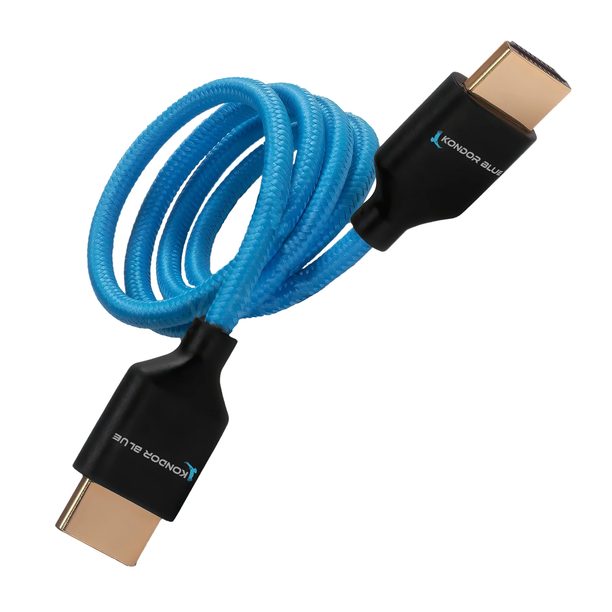 Kondor Blue 2FT HDMI 2.0 Braided Blue Cable