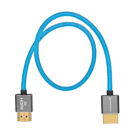 Kondor Blue 8K HDMI 2.1 17" Braided Cable for On-Camera Monitors