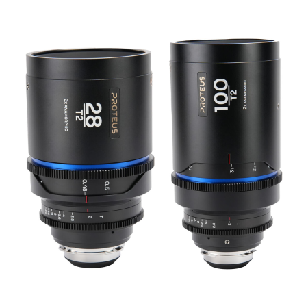 Proteus 2X Anamorphic 2-Lens Bundle Set C (28mm, 100mm) - Arri PL(Default) + EF