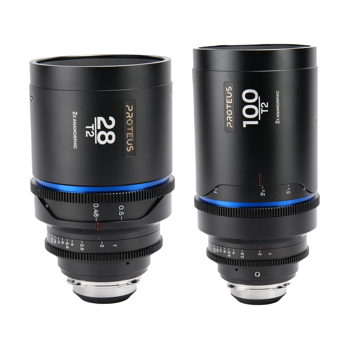 Proteus 2X Anamorphic 2-Lens Bundle Set C (28mm, 100mm) – Arri PL(Default) + EF