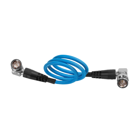 Kondor Blue 12G SDI Right Angle Cable for 4K 60p Camera Monitors and Transmitters
