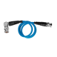 Kondor Blue 20" 12G SDI Cable with Straight to Right-Angle Connectors for 4K 60p Camera Monitors and Transmitters