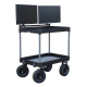 Backstage Equipment Monitor Ready Case Cart MR-TR-04 JR