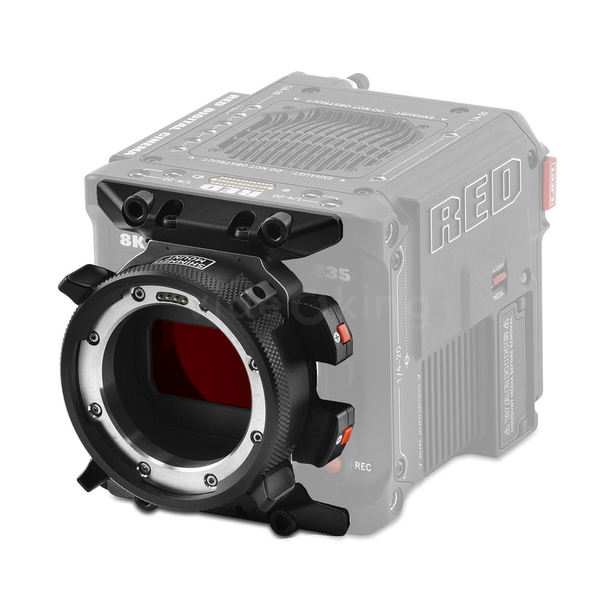 RED V-RAPTOR RF to PL Adapter with Electronic ND Filter Pack