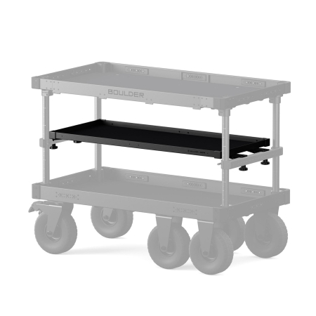 TILTA Mid Level Tray for Boulder Camera Cart - Long (Black)