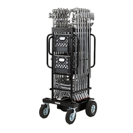 Backstage Equipment C-Stand/Hi-Roller Utility Cart GE-13