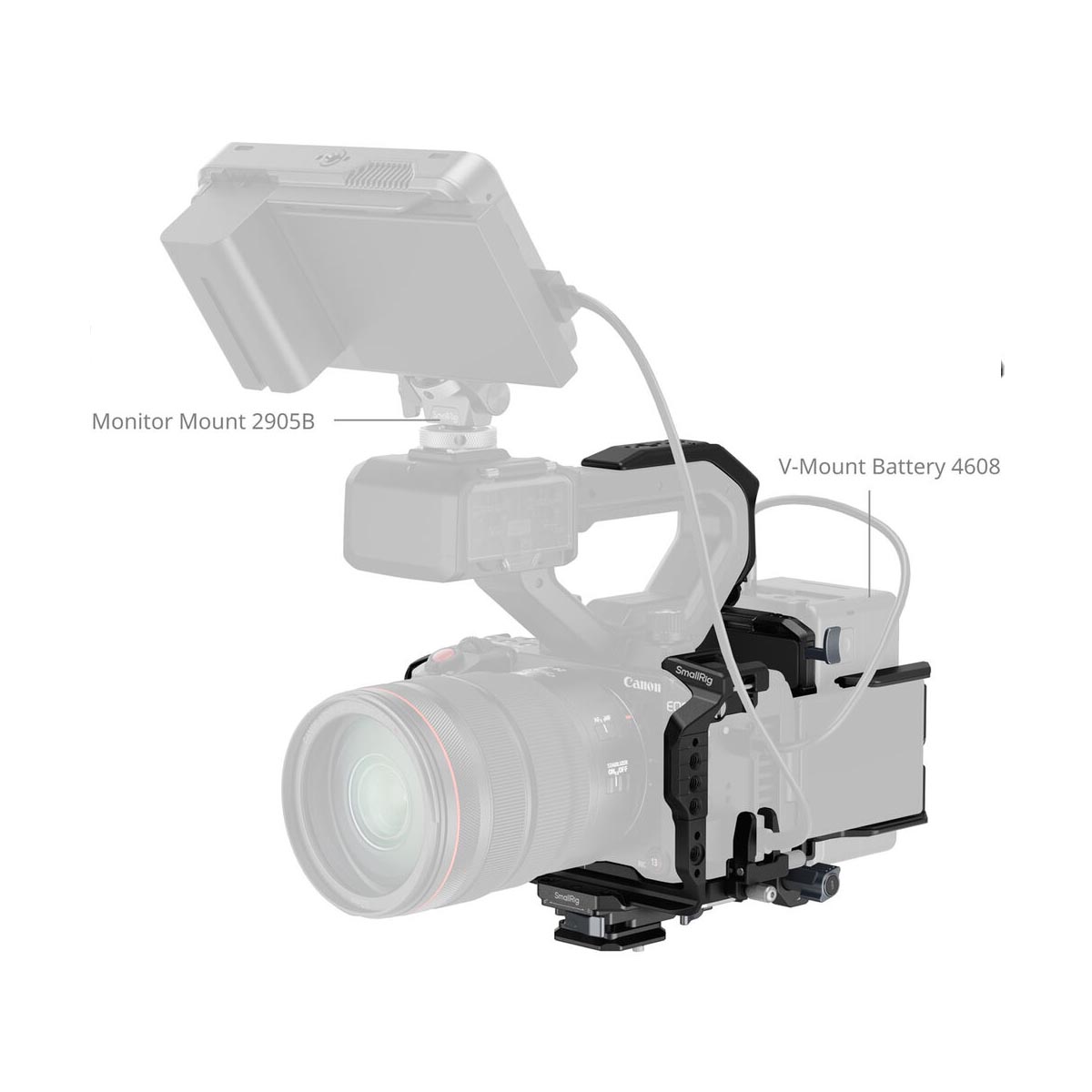 SmallRig Cage Kit for Canon EOS C50 Advanced Edition 5658-3