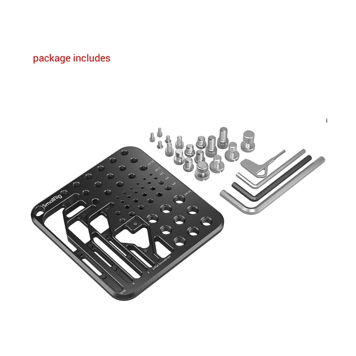 SmallRig Screw & Hex Key Storage Plate 3184-1