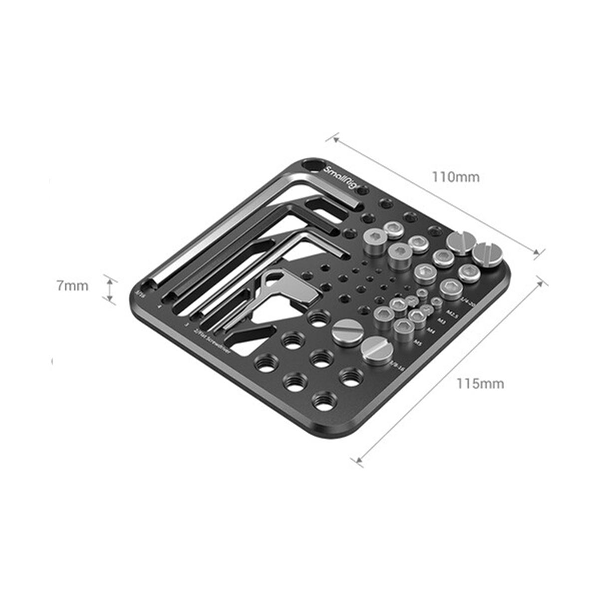 SmallRig Screw & Hex Key Storage Plate 3184-2