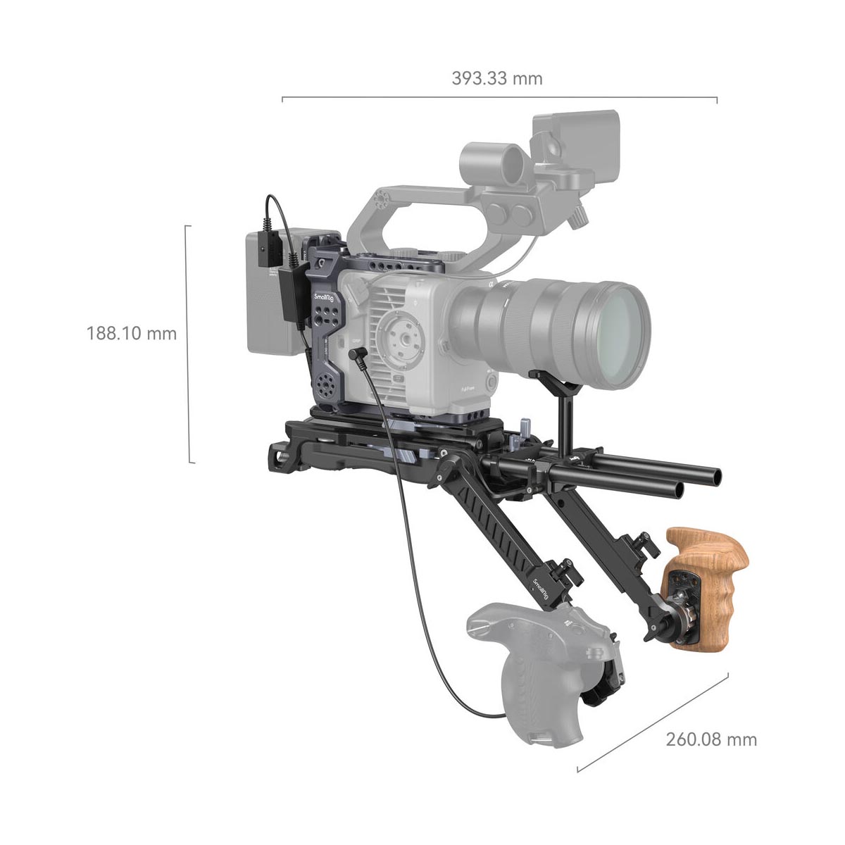 SmallRig Shoulder Rig Kit For Sony FX6 4125-2