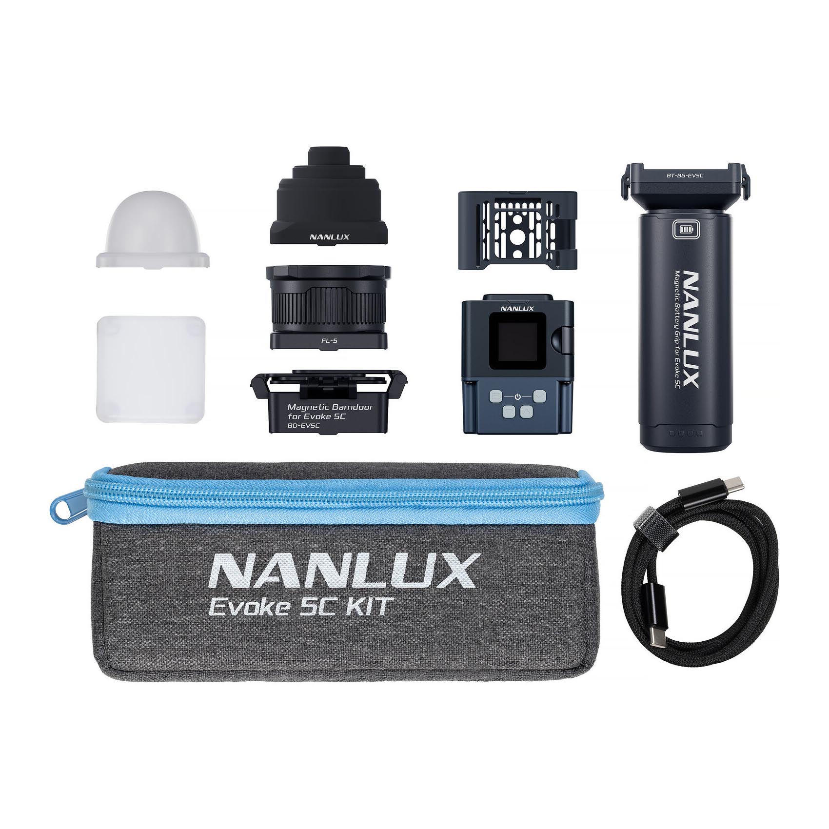 Nanlux Evoke 5C KIT LED Full-color Spot Light Kit